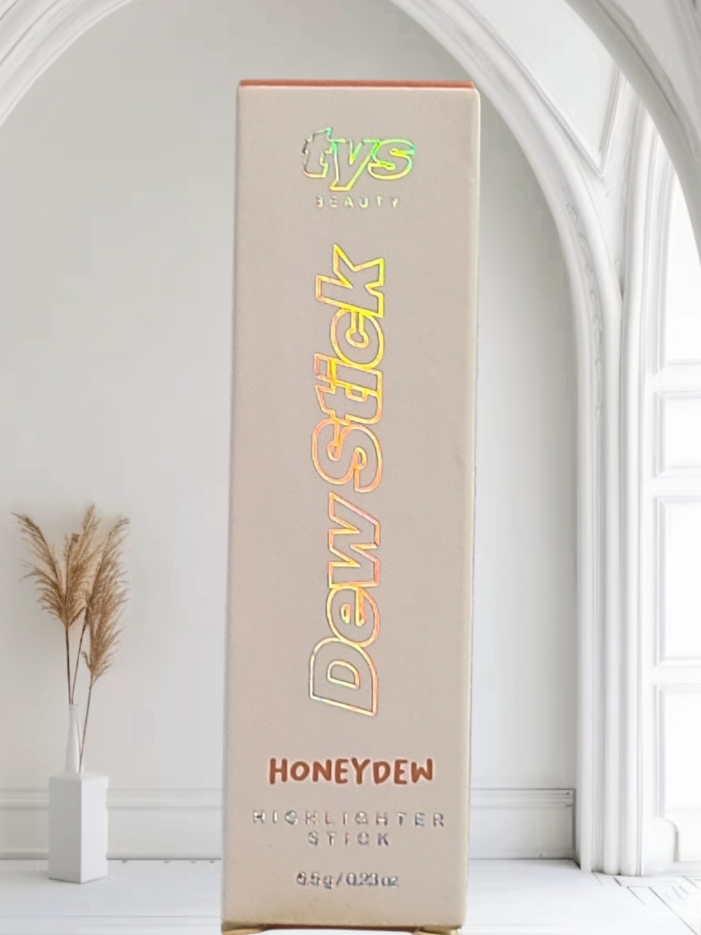tys Beauty Dewstick Highlighter - Honeydew NIB .23 Oz